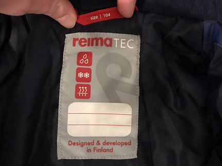 Зимняя синяя куртка пальто reima tec 104