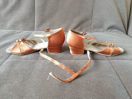 Туфли для бальных танцев б/у, размер 20.5